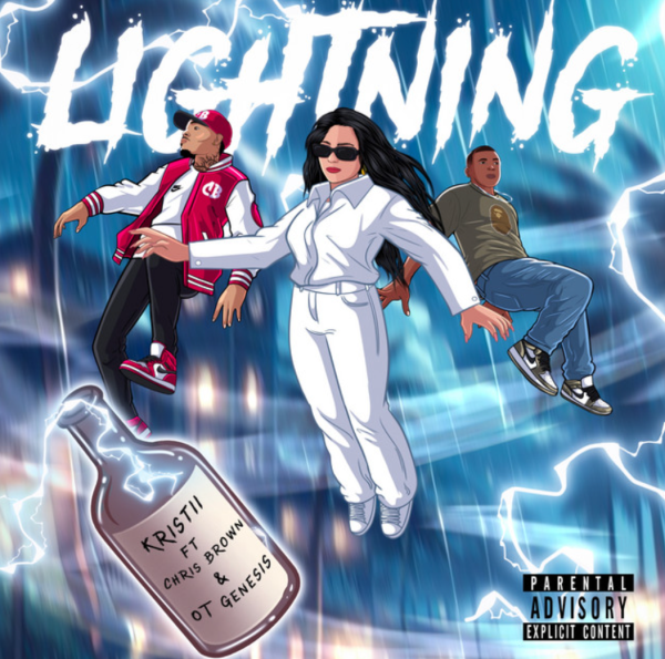 KRISTII, Chris Brown, and O.T. Genasis Collaborate on New Single “Lightning”